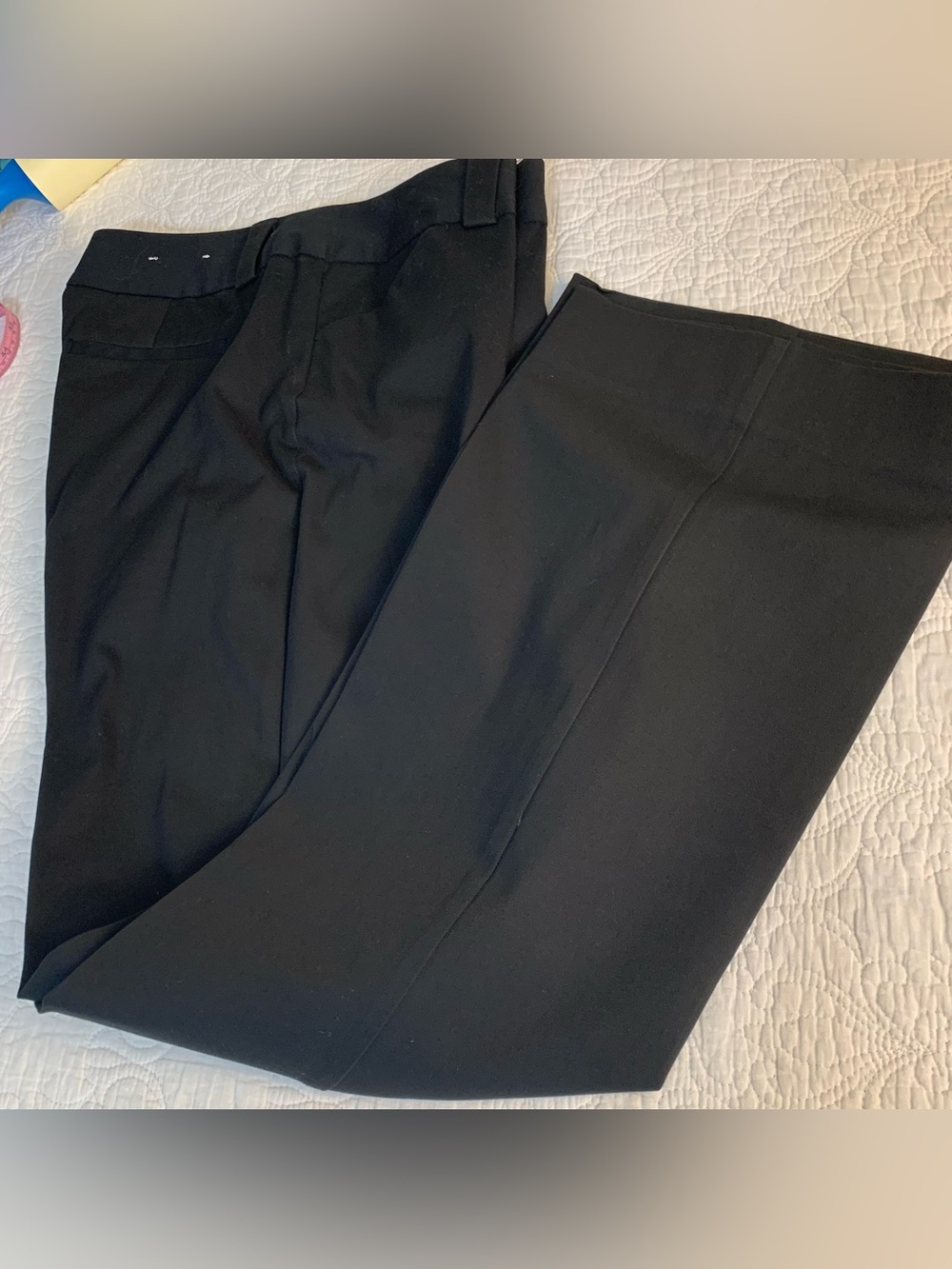 GAP Women's Black Straight-Leg Trousers